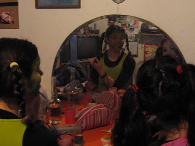 avant le spectacle, Villa Dominico (chez Nato), Buenos Aires